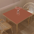 Leather Table Cover 1.8mm Thick 42x42 in - Durable Dining Protector