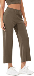 Women's Modal Wide Leg Lounge Pants with Adjustable Shock Cord High