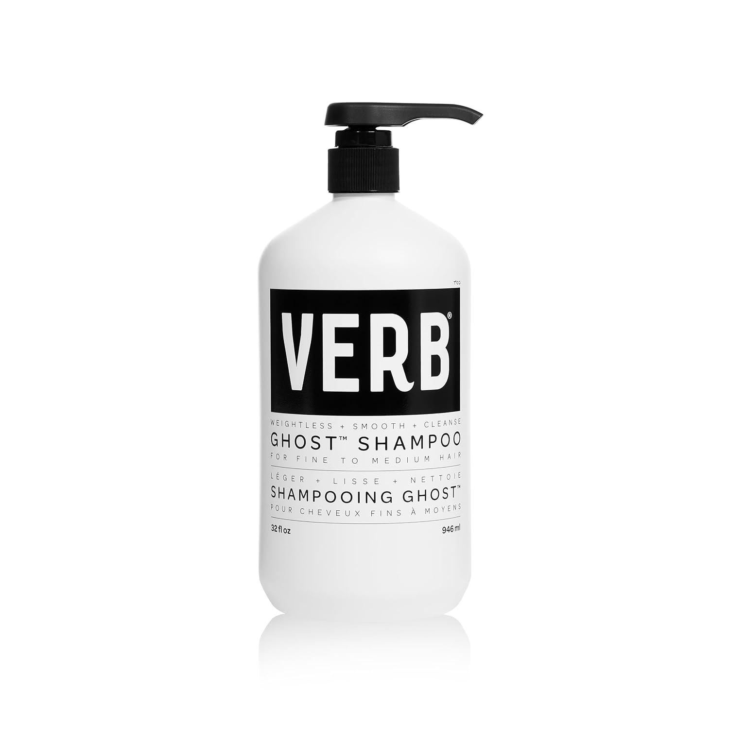 VERB Ghost Shampoo with Moringa Oil for Fine Hair Care