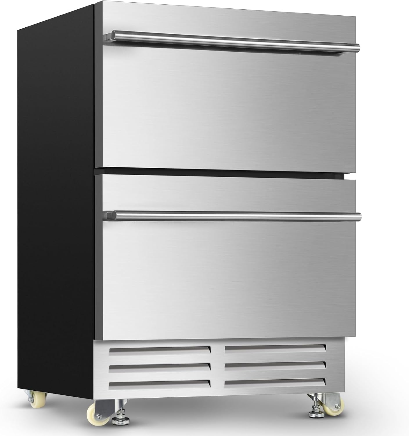 24 Inch Dual Drawer Fridge for Outdoor Beverage Storage