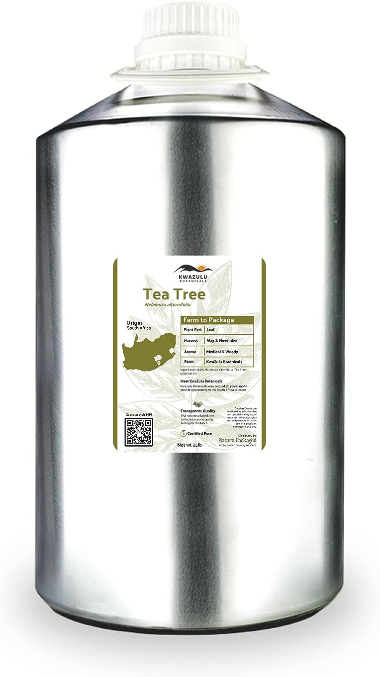Pure Tea Tree Essential Oil for Aromatherapy and DIY Projects
