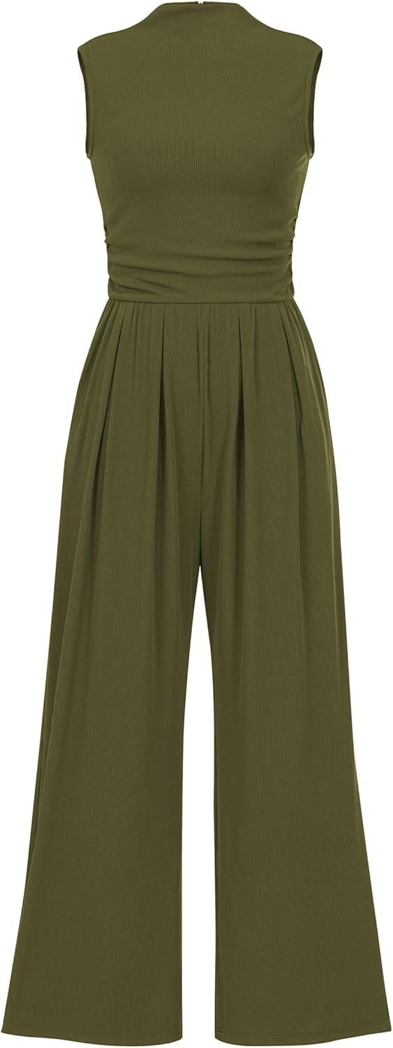 PRETTYGARDEN Womens Summer Jumpsuits Dressy Casual One Piece