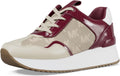 Women's Raina Trainer Sneaker - Patent & Logo Detail Comfort