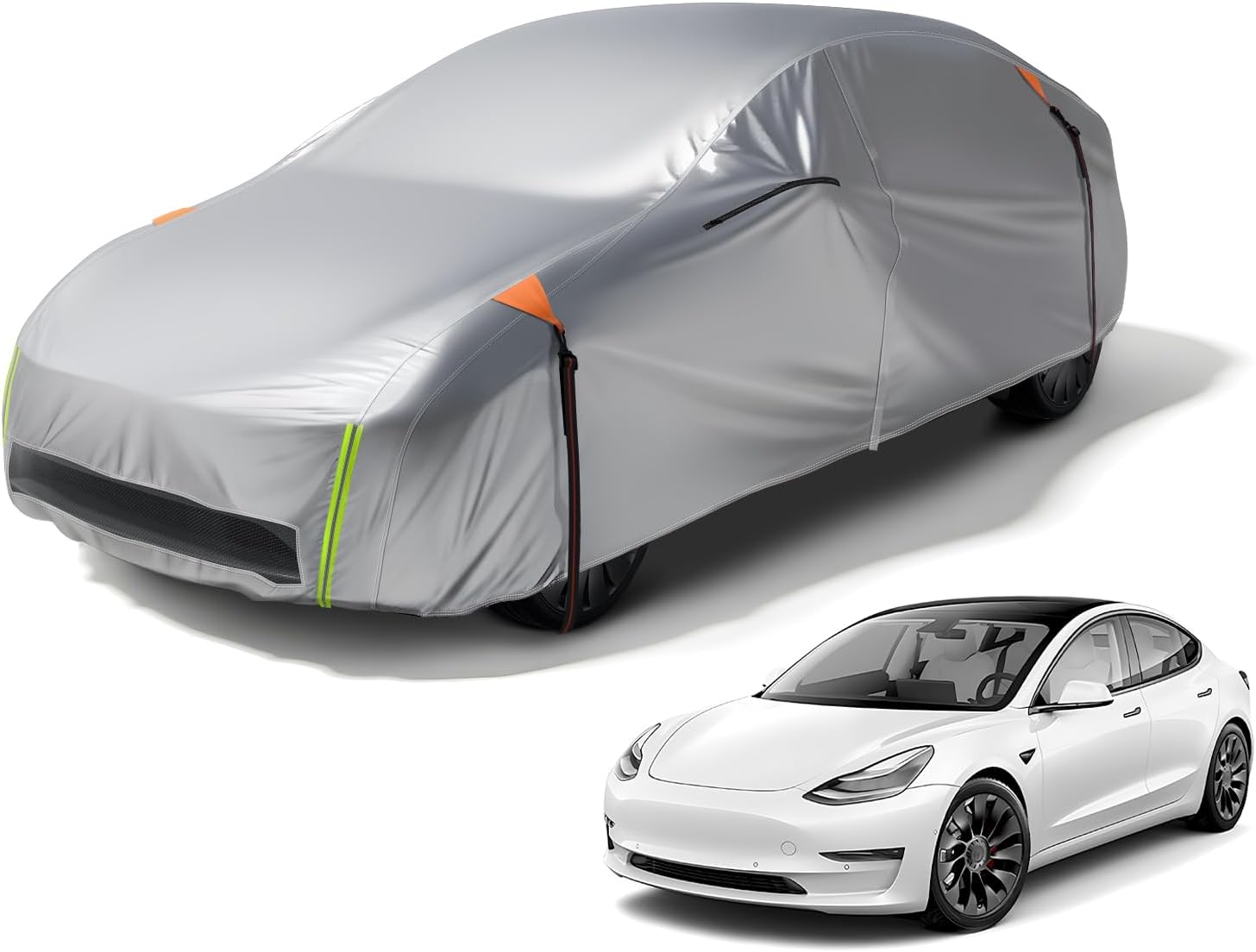 Custom Fit Car Cover for Tesla Model 3 with 10-Layer Protection