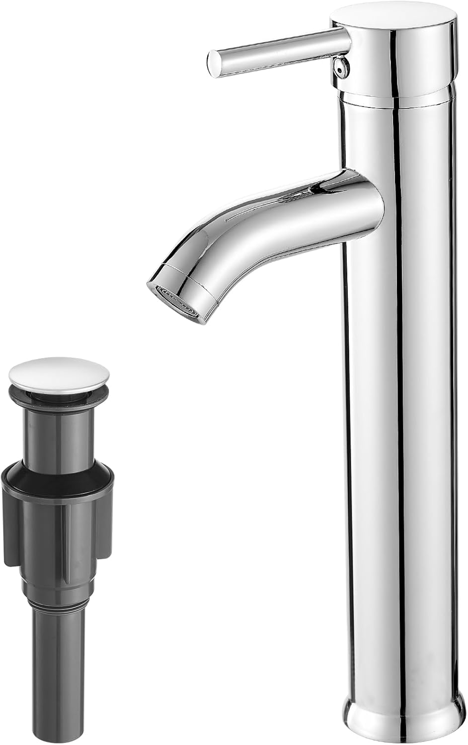 Vessel Sink Faucet Chrome Modern Tall Bathroom Faucets Review