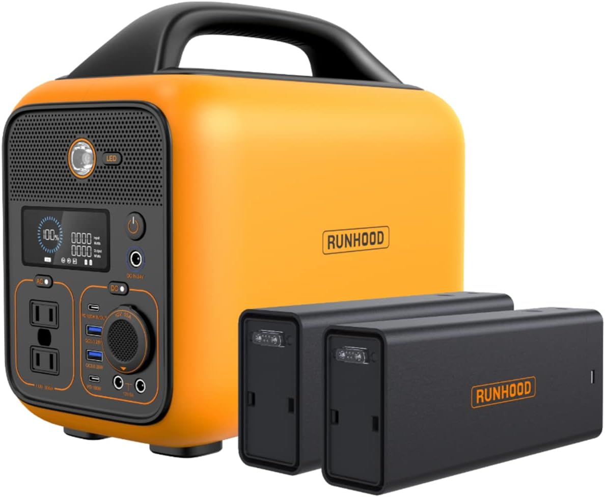 Instant Power Boost: RUNHOOD 648Wh Portable Station