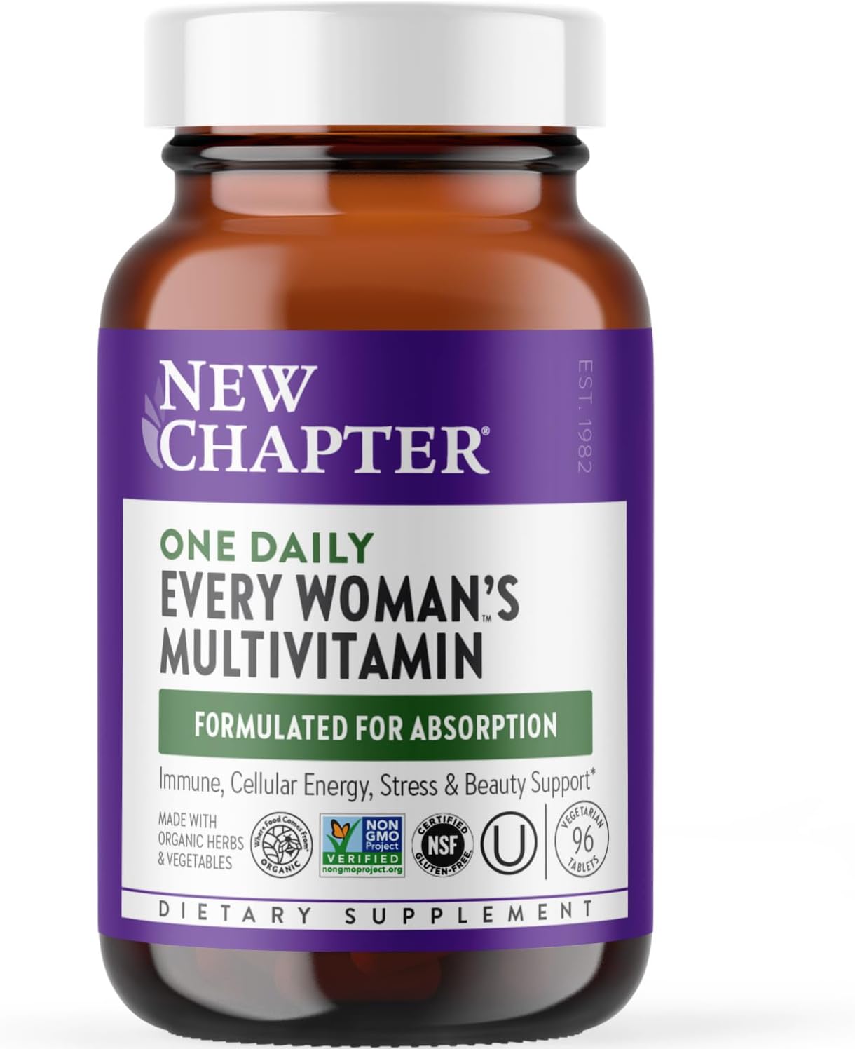 New Chapter Women's Multivitamin for Immune, Beauty + Energy