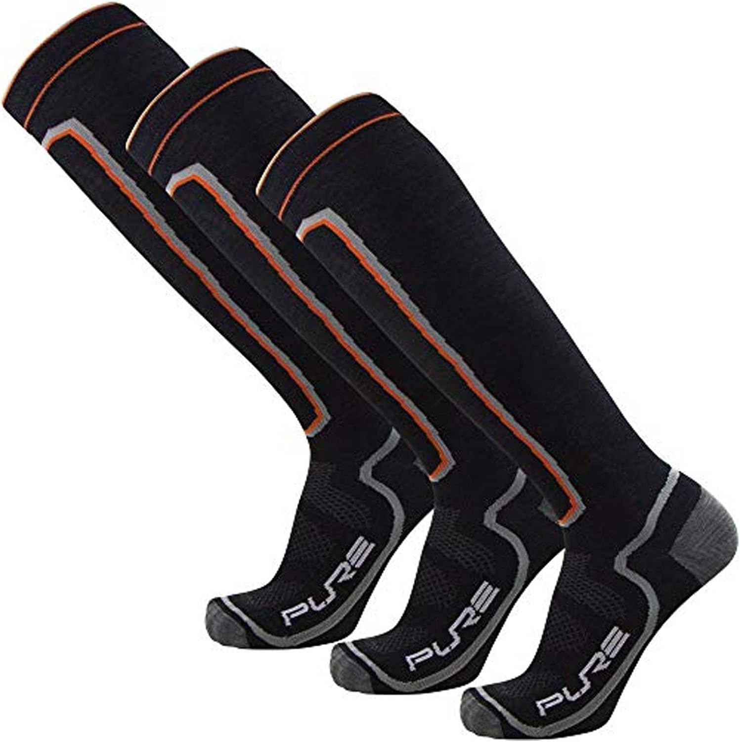 Premium Ultra-Light Merino Wool Ski Socks - Pure Athlete