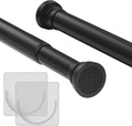 Goowin Shower Curtain Rod 24-34 in Tension Rod - No Drill, Anti-Slip
