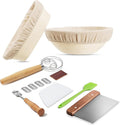 Bread Banneton Proofing Basket Set of 2 - Natural Rattan Proofing Kit