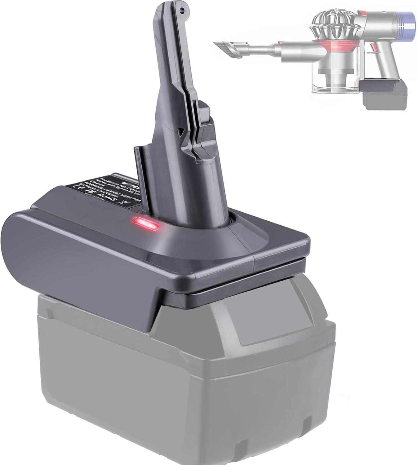 Milwaukee M18 Battery Adapter for Dyson V7/V8 - TPDL