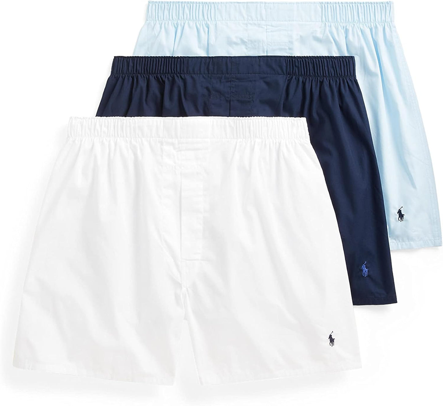 POLO RALPH LAUREN Men's Classic Fit Cotton Woven Boxers Pack