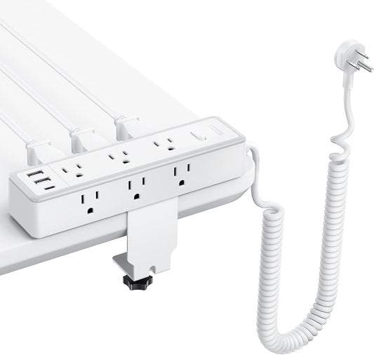 12 in 1 Standing Desk Power Strip with 10ft Extension Cord