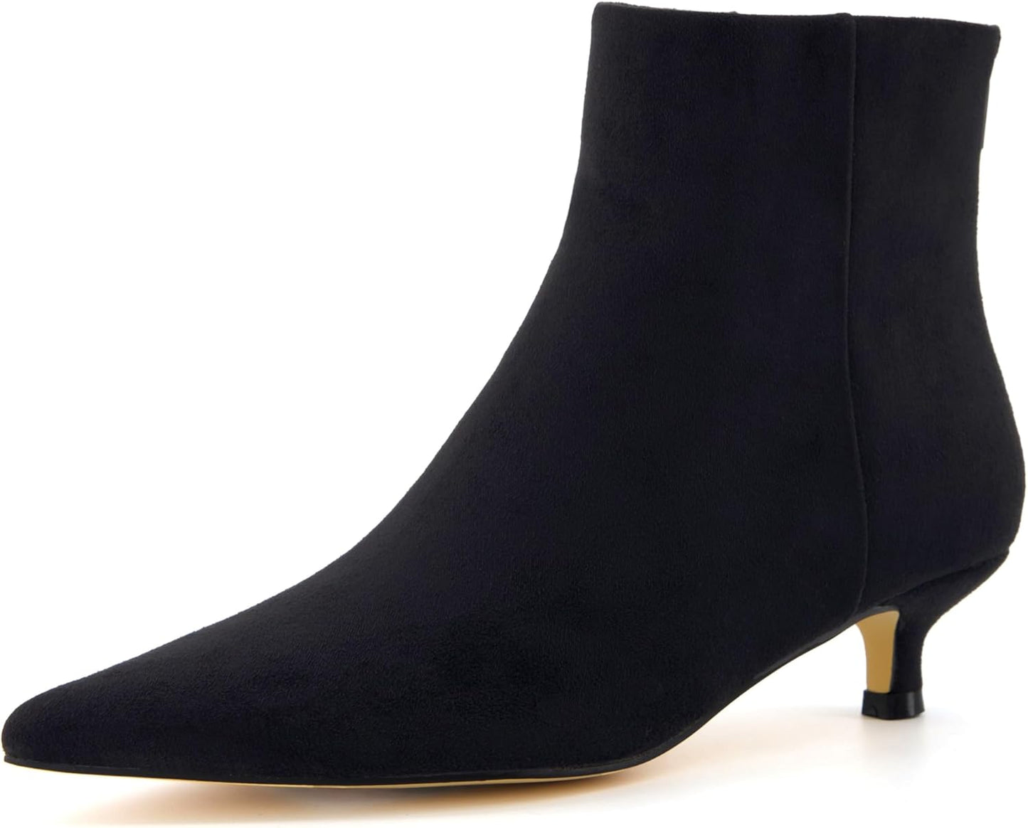 CUSHIONAIRE Women's Barbi Kitten Heel Bootie for Comfort