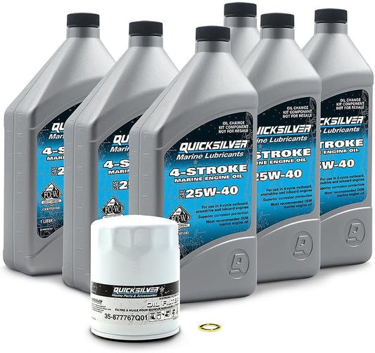 Quicksilver 4-Stroke Oil Change Kit for Mercury Outboard Engines