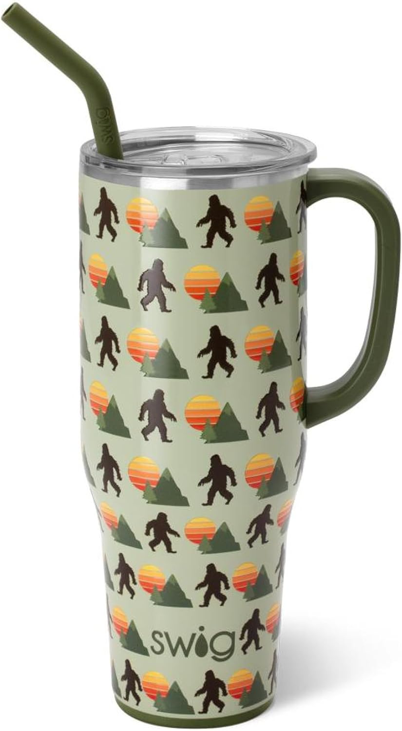 Swig Life 40oz Mega Mug: Insulated Tumbler with Handle & Straw