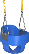 Jungle Gym Kingdom Toddler Swing - High Back Bucket Seat for Safety