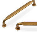 10 Pack Antique Brass 5 in Cabinet Pulls - Vintage Zinc Alloy Handles