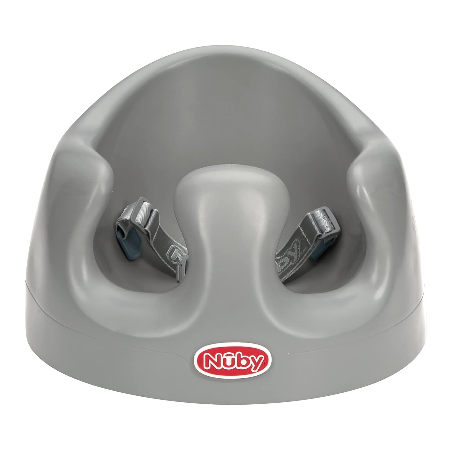 Nuby Portable Baby Floor Seat - Comfort & Safety in Gray