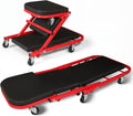 Magshion 40in Triplex Folding Creeper and Rolling Seat - 2-in-1 Garage