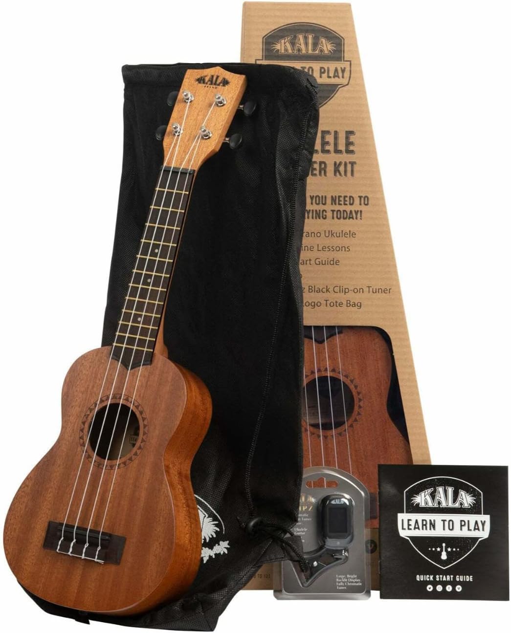 Kala Ukuleles Soprano 4-String Ukulele - Natural Finish