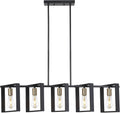 9MMML 41.5 in Mid Century Dining Room Chandelier - Adjustable 5-Light