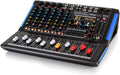 8-Channel Bluetooth Studio Audio Mixer - USB PC Recording