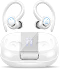 White Wireless Earbuds Bluetooth 5.3 Sports - 48H Playback