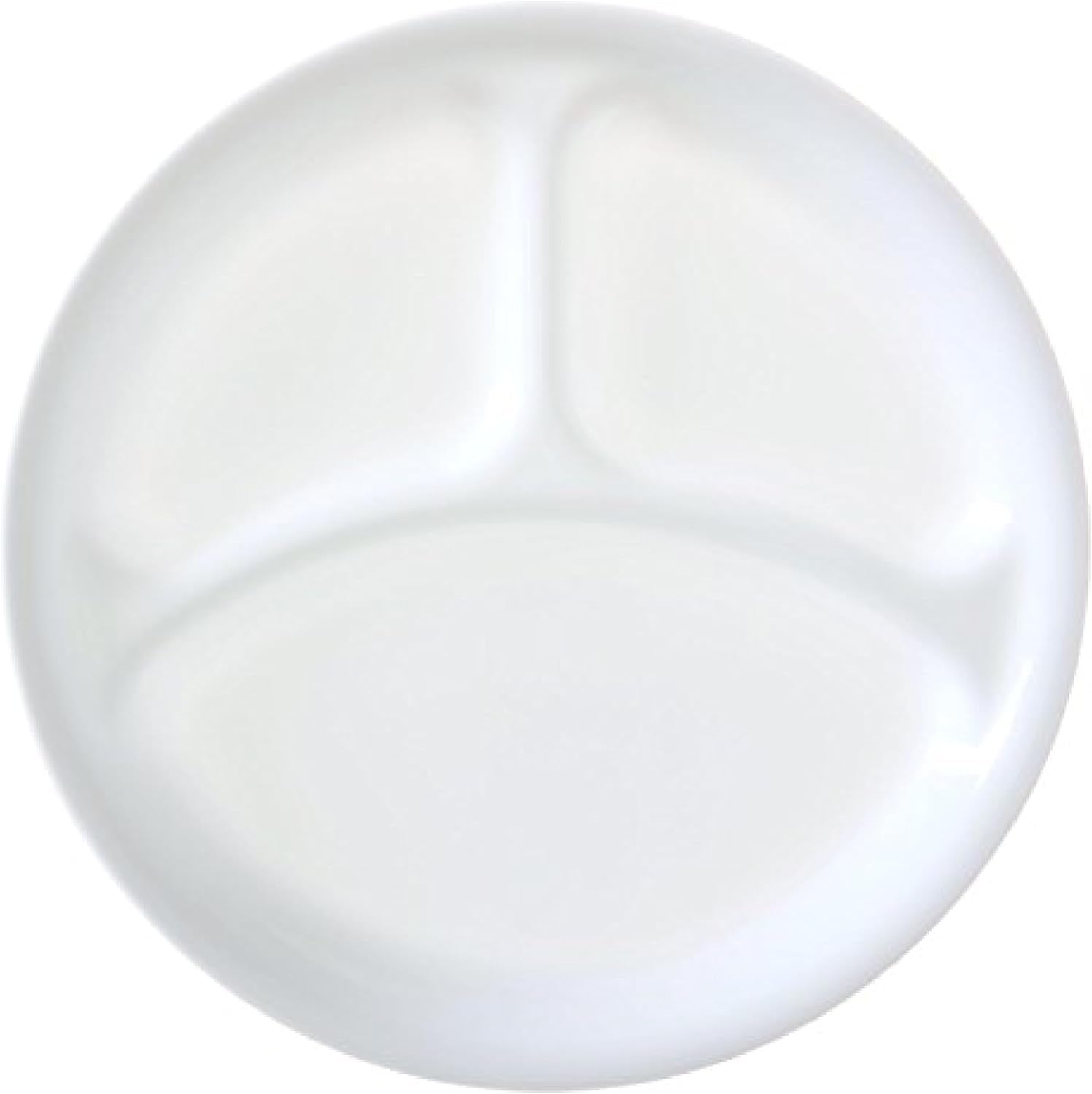 Corelle Livingware Winter Frost White Divided Dinner Plates Set