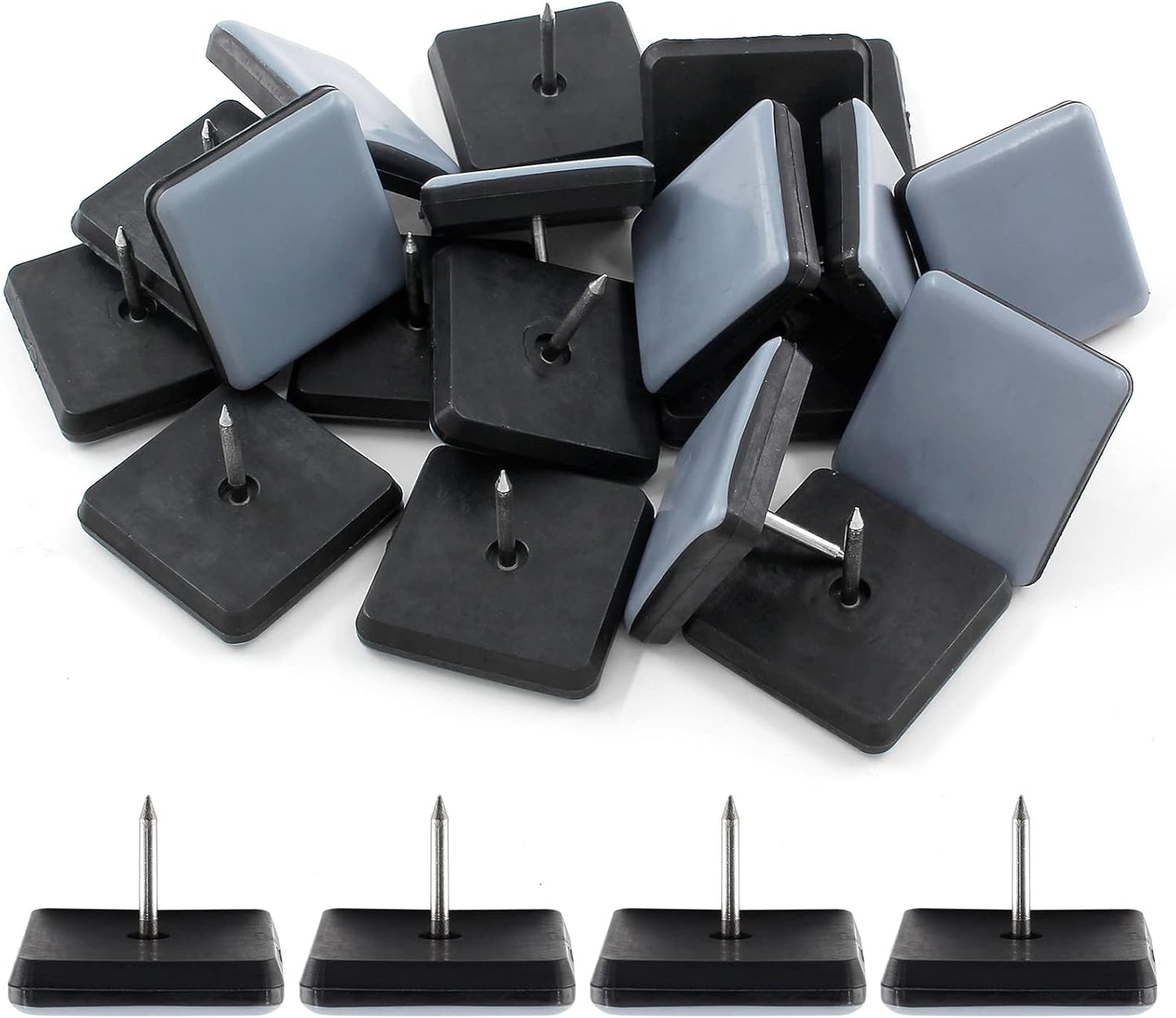Chair Leg Protectors: 20pcs Teflon Sliders for Smooth Moving