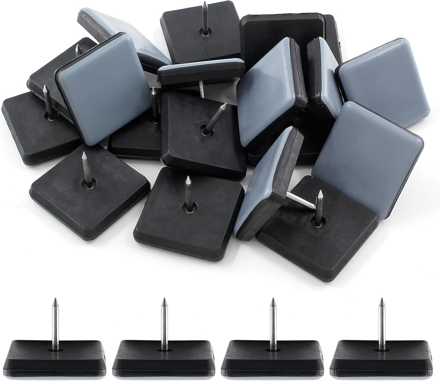Chair Leg Protectors: 20pcs Teflon Sliders for Smooth Moving