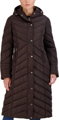 Madden Girl Womens Maxi Puffer Winter Coat - Long Quilted Parka