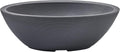 Crescent Garden Delano Oval Bowl Double-Walled Plant Pot - Slate