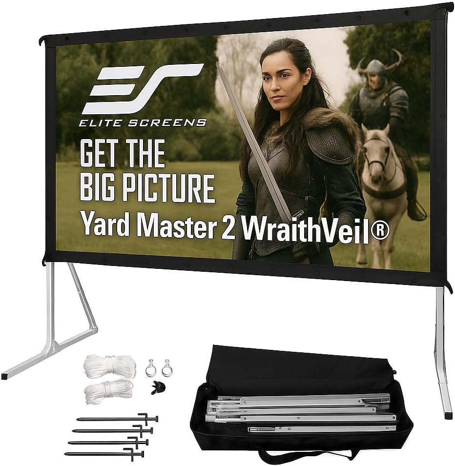 Elite Screens Yard Master 2 DUAL 150-Inch Projector Screen Review