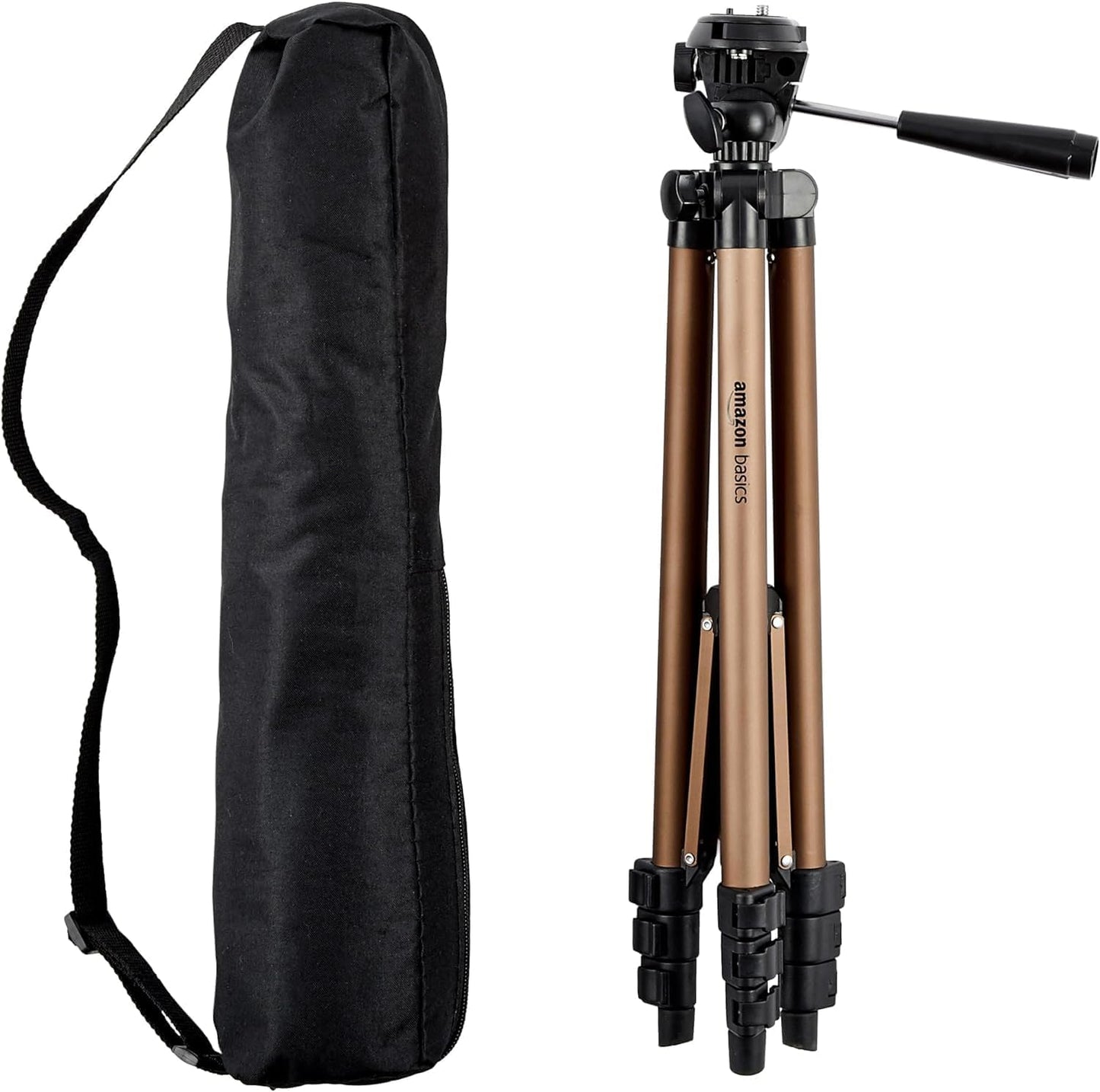 Basics 50-inch Portable Tripod for Travel Photography
