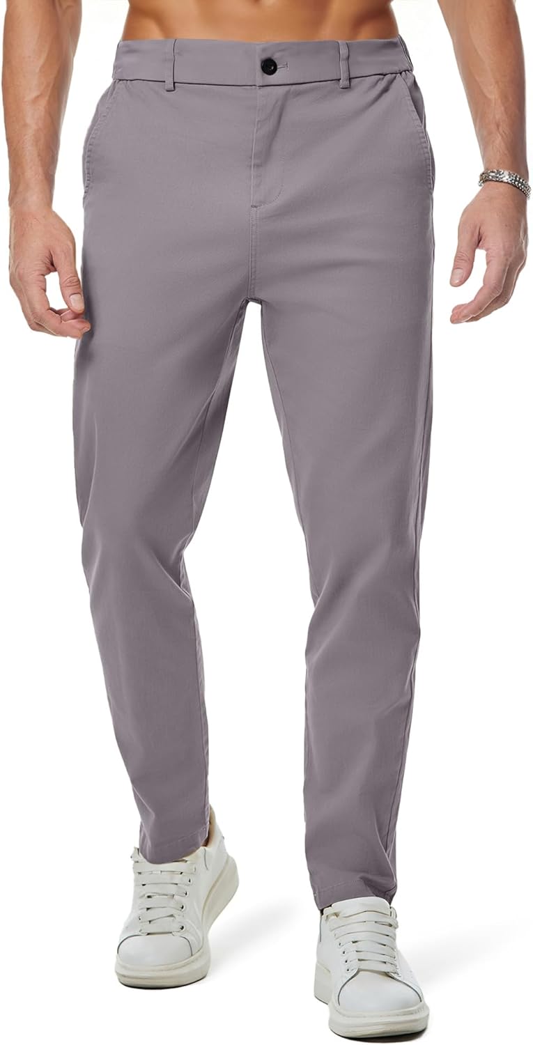 JMIERR Men's Chino Pants: Stylish Casual Golf Trousers