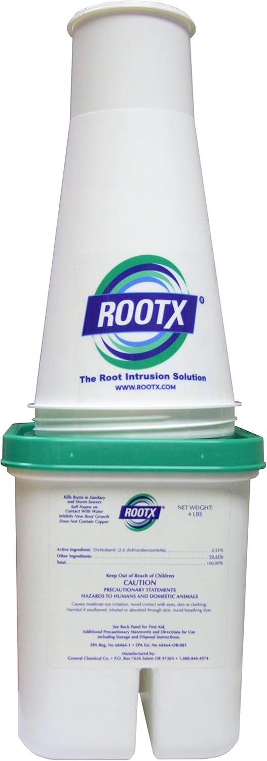 ROOTX Foaming Root Control for Sewer Lines and Septic Systems
