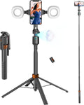 70in Auto Face Tracking Phone Tripod 360 Rotation - Smart Vlog Stand
