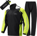 Motorcycle Rain Suit For Men & Women Waterproof Rain Gear - Reflective