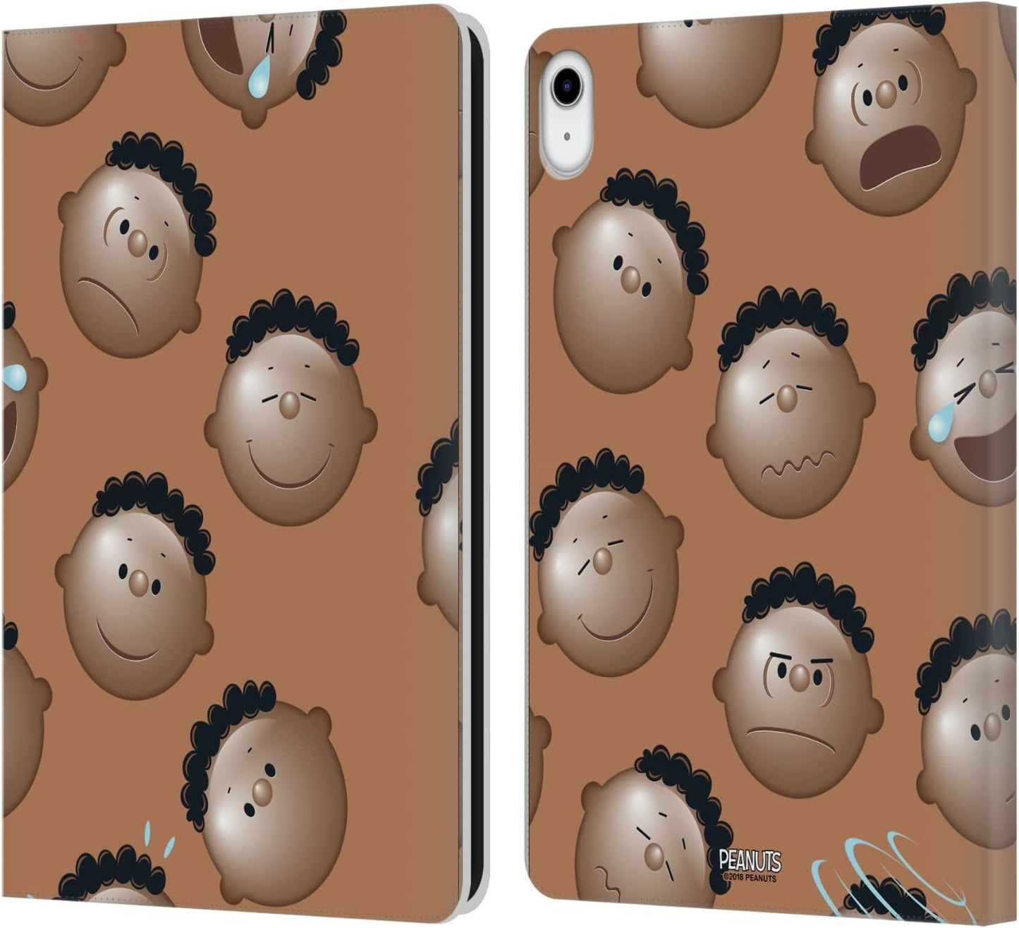 Peanuts Character Patterns Leather Wallet Case for iPad 10.9