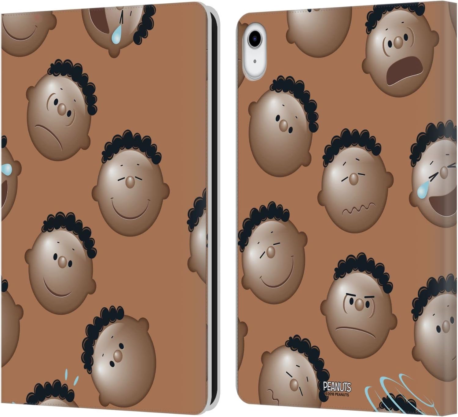 Peanuts Character Patterns Leather Wallet Case for iPad 10.9