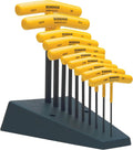 Bondhus 13390 Set of 10 Hex T-handles for Ultimate Durability