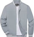 Men's Bomber Jacket Lightweight Water Resistant Windbreaker - Thin