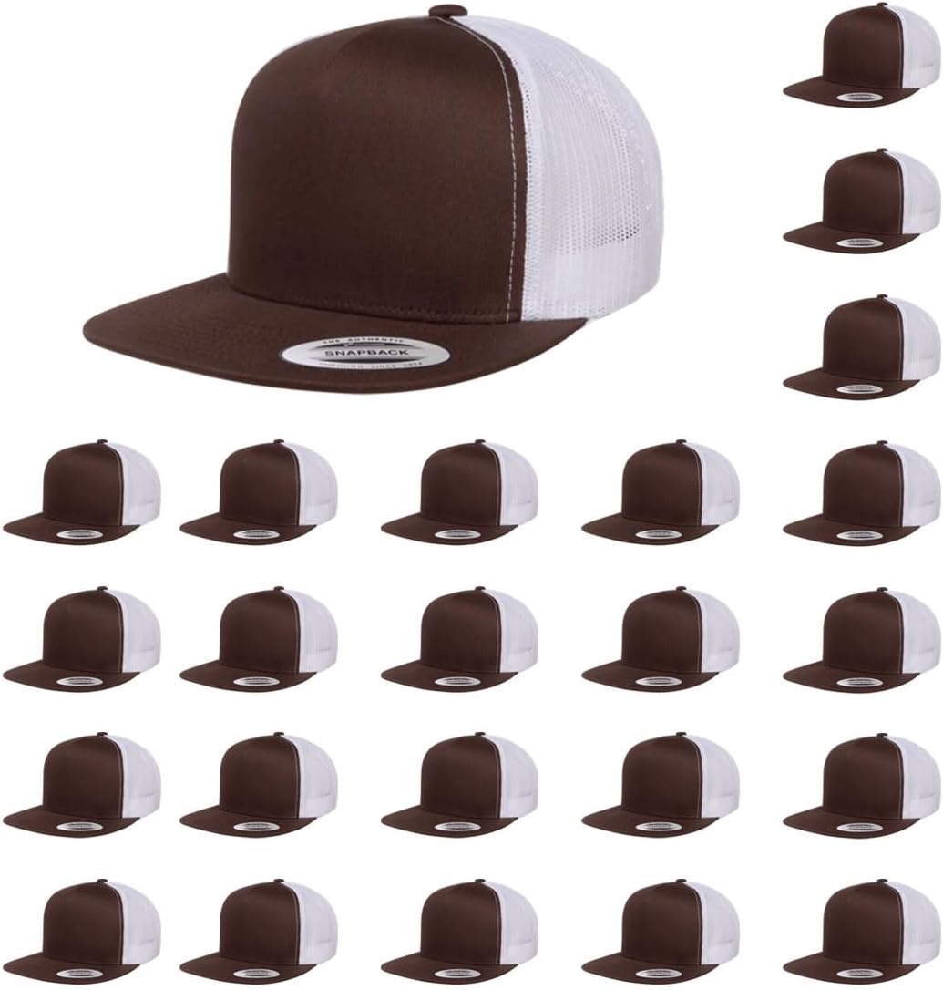 Yupoong 5-Panel Classic Trucker Cap for Ultimate Comfort