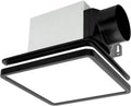 Bathroom Exhaust Fan with Light 80CFM 2.0 Sones - Quiet Ventilation