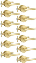 Brushed Gold Closet Door Handles for Hallway and Closet Use