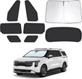 8pcs Car Window Shades for Kia Carnival 2022-2025 - Privacy & UV Block