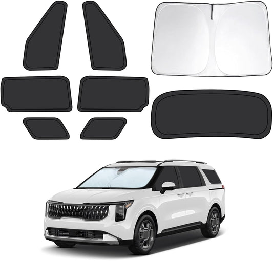 8pcs Car Window Shades for Kia Carnival 2022-2025 for Privacy