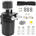 Carbon Fiber Universal Oil Catch Can Tank Kit 400ml - Polish Baffled
