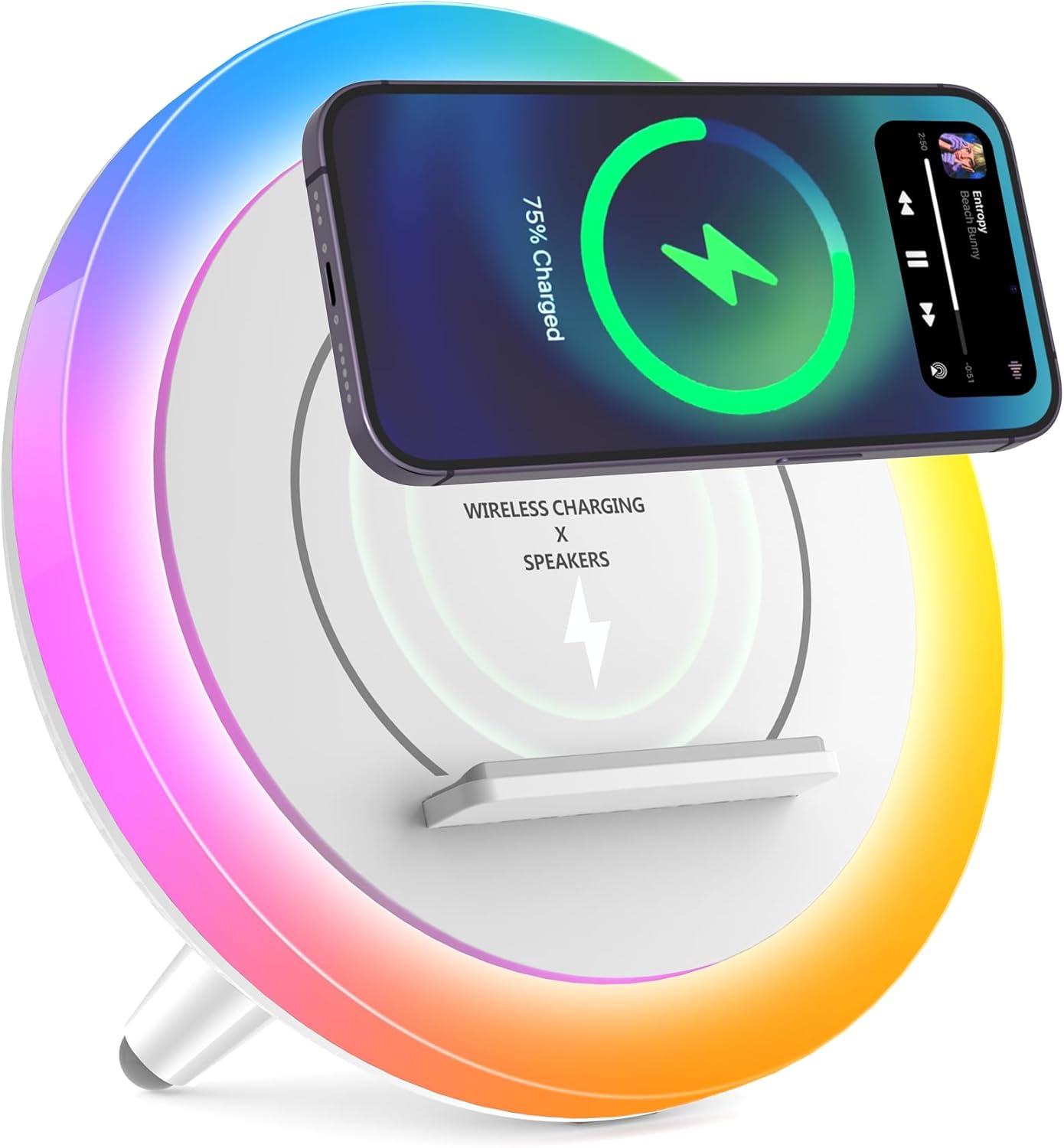 3-in-1 Bluetooth Speaker Night Light - Teen Gift